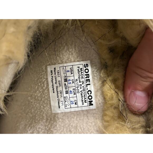 Sorel Tofino Canvas Waterproof Boots Faux Fur Womens Size 8
Black NL1779-010 - Picture 5 of 5